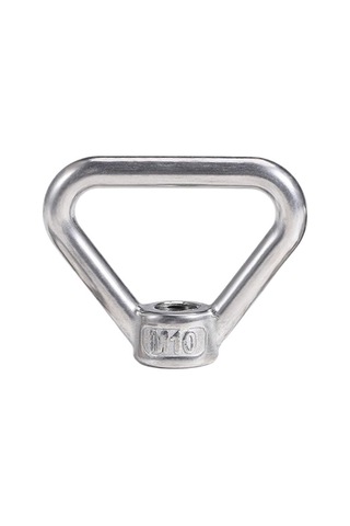 Üçgen Halka Şekli Kaldırma Göz Somunu, M3 - M24 304 Paslanmaz Çelik, Yuvarlak/üçgen Fındık Kaldırma Halkası, M8 1pcs 4 x 25