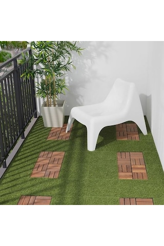 Ikea Runnen Yer Döşemesi, Suni Çim, 0,81 M², 9 Adet