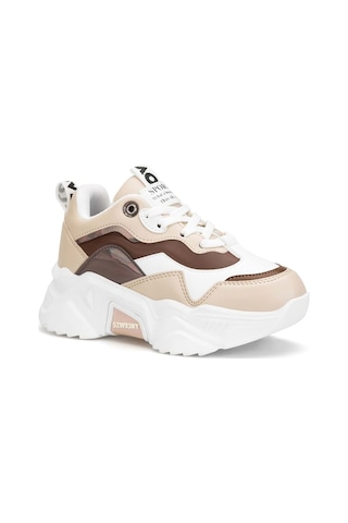Dark Seer Kids Ds K 2110 Sneaker 2025 Kız Çocuk Beyaz-taba