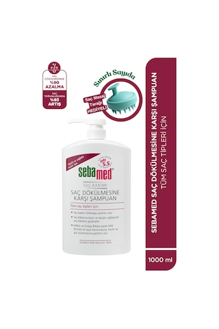 Sebamed Güçlendirici Etkili Dökülme Karşıtı Şampuan 1 L + Silikon Tarak