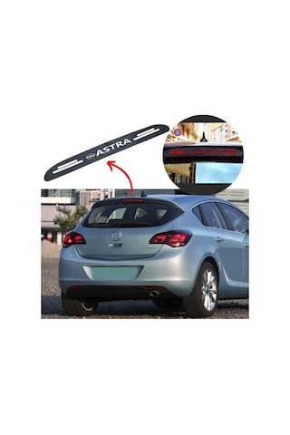 Opel Astra J Hb 2009-2016 Karbon Arka Fren Stop Lambası Sticker