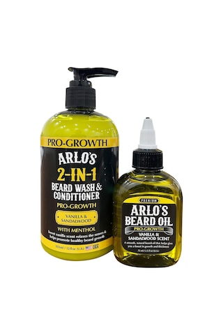 Arlo's 2in1 Sakal Şampuanı 355 ML + Sakal Bakım Yağı 75 ML