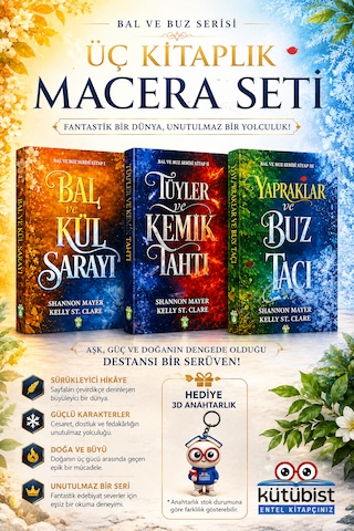 Bal Ve Buz Serisi / Fantastik Aşk, Büyü Ve Epik Macera Temalı Genç Yetişkin Fantasy Romance Kitap Seti 3 Kitap / Shannon Mayer / Kelly St. Clare