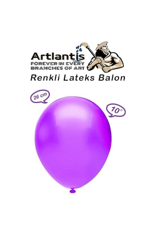 Balon Renkli Lateks 10 Adet Renkli Balon 10'' Canlı Renkler Parti Doğum Günü Süsleme Malzemeleri Balon 26 Cm Çok Renkli