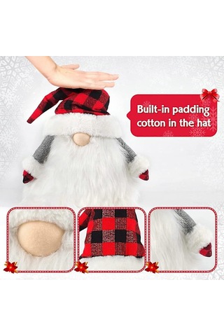 Cüce Noel Ağacı Süslemesi, El Yapımı İsveç Noel Baba Noel Ağacı Süsü Noel Ağacı Süslemeleri