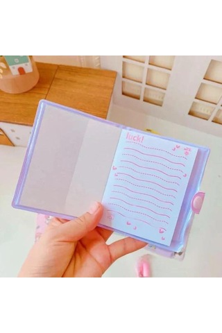 Kawaii Sanrioo Kuromi Karakterler Mini Defter Kalem Set