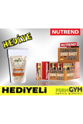 Nutrend Carnitine 3000 Shot 20 Ampul Karnitin + Hediye