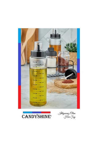 500ml Cam Damlatmaz Yağdanlık Akıtmaz Cam Yağ Sirke Şişesi