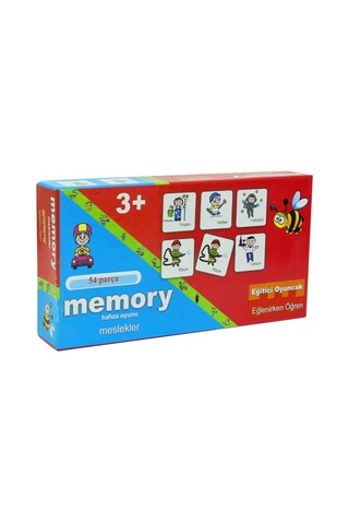 Memory 54 Parça Meslekler Hafıza Oyunu.
