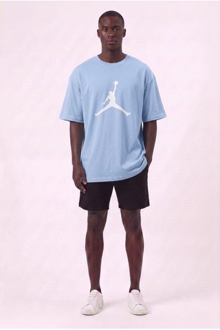 Lixa Air Jordan Mavi Erkek Oversize T-shirt 142710 SİYAH