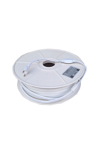 Yüksek Lümenli Neon Şerit Led 100 Metre 220v 6x10 Mm Renk Seçimi-Metre Seçimi Yeşil-100 Metre