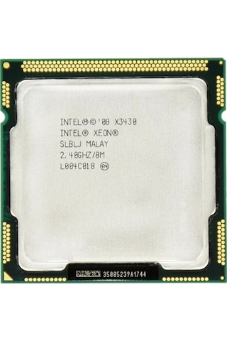 Xeon X3430 2.4 Ghz 8 MB Cache 1156 Pin Tray İşlemci