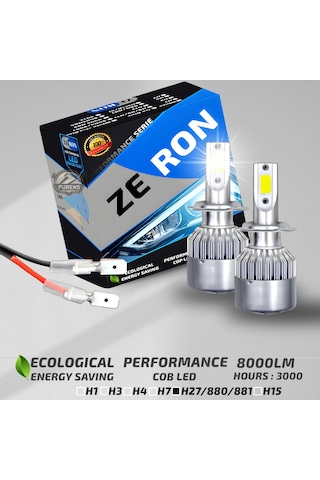 Hyundai Accent Blue 2011-2021 Sis Farı Uyumlu Şimşek Etkilii Led Xenon Performance Seriess H27