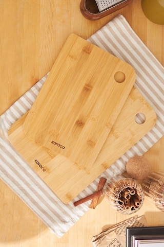 Karaca  Azur 2'li Bambu Kesme Tahtası