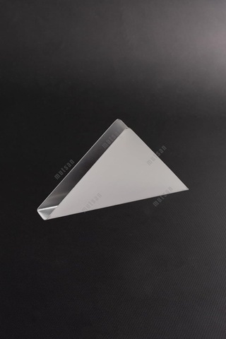 Paslanmaz Çelik Üçgen Peçetelik - Çok Amaçlı/masaüstü Dekoratif Peçetelik - 18 X 9 Cm Diğer