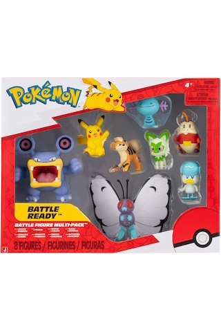 Pokemon Battle 8'li Figür Seti Pkw4100 Diğer