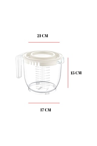 2200 Ml Mikser Kabı Mavi & Ölçü Kabı & Saklama Kabı-dny0026 Karisik