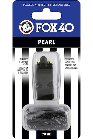 Fox 40 Pearl Official Düdük Siyah - İpli 9701-0008 Çok Renkli