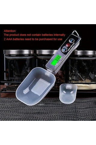 Xuweiwei Hassas Dijital Mutfak Kasik Olcusu Siyah Pilsiz 500g Kapasite 001 01g Dereceli Aaa Kuru Pil Gida Guvenli Olcum Arac Siyah