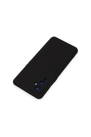 One Plus 9 Kılıf Nano İçi Kadife Silikon - Siyah Sıyah