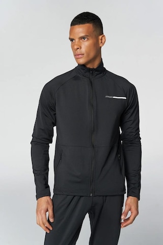 Hummel T-te Strength Training Track 921738-2001 Siyah Erkek Fermuarlı Sweatshirt 001
