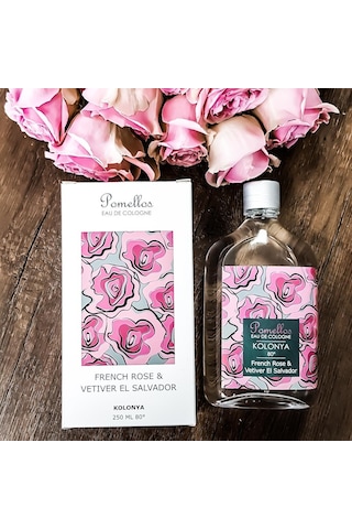 Pomellos 80 Derece French Rose & Vetiver El Salvador Kolonyası Cam Şişe 250 ML