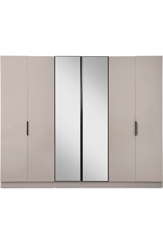 Nil %100 Mdf 6 Kapaklı Gardırop