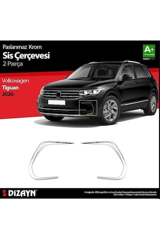 Volkswagen Tiguan Uyumlu Krom Sis Çerçevesi 2 Parça 2020 Üzeri