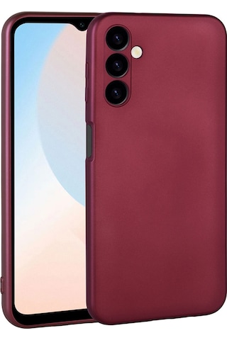 Galaxy A16 Uyumlu Kılıf Zore Premier Silikon Kapak - Mürdüm Mor