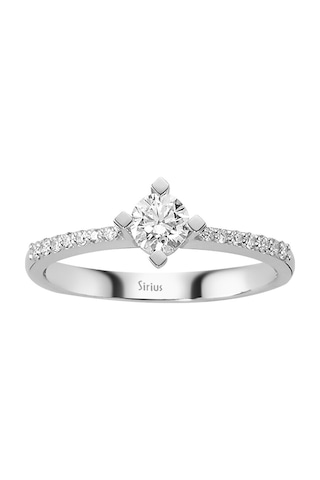 Sirius Toplam 0,49 Karat Pırlanta Tektaş Yüzük 0817R0207