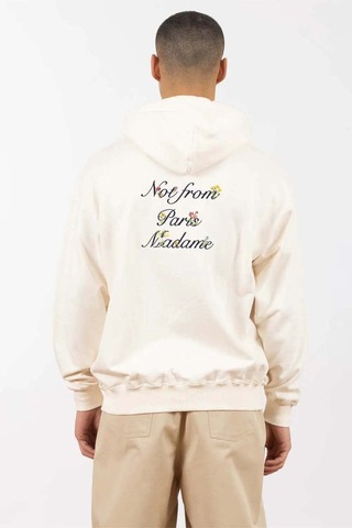 American Rag Cie Rahat Fit İle Le Hoodie Slogan A Fleurs - Pamuk, Şık Ve Fonksiyonel Krem
