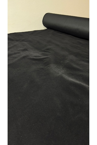Flok Süet Suni Deri 100 X 150 Yapışkansız Siyah