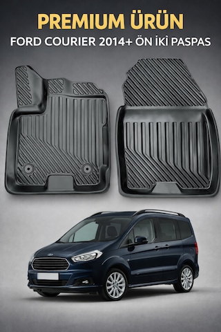 Ford Courier Panelan 2014-2023 3D Oto Paspas