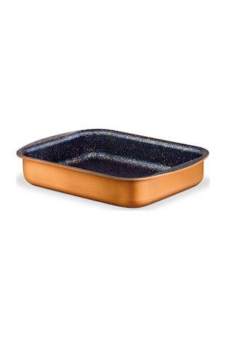 Madame Coco Chef Granite Look Köşeli Fırın Tepsisi 25 Cm Ftps000000000025cm-bakır