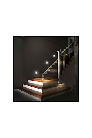 Ct-5170 1w Beyaz Koridor Led Armatür Sensörlü 6400k Işık Yönü İle Modern Aydınlatma