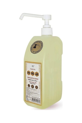 Pereja 80 Derece Turistik Limon Çiçeği Kolonyası Sprey Pompalı 1 L