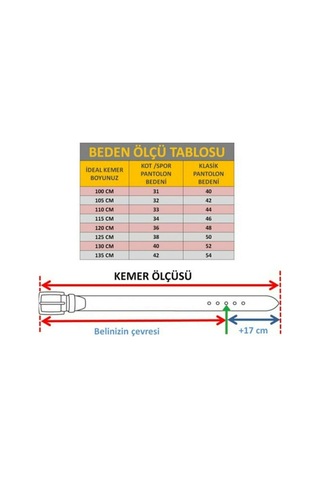Çantachım Hakiki Deri Erkek Kemeri - Kahverengi
