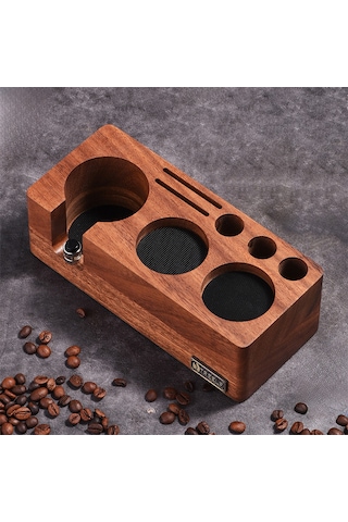 Treelf Ceviz Espresso 54mm Espresso Makinesi Için Sıkıştırma Kahverengi Diğer