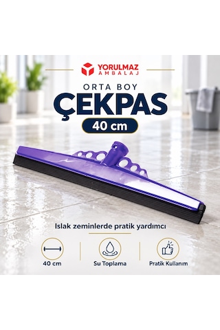 Çekpas Orta 40 Cm Z161 Zambak Yer Çekçeği, İz Bırakmayan Temizlik