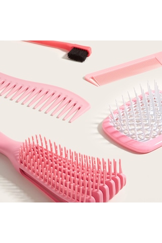 Suofeng 5'li Saç Bakım Seti - Kıvırcık/düz/ıslak/kuru Saçlar İçin Çok Amaçlı Taraklar