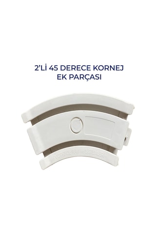 2'li 45 Derece Konrej Dönüş Ek Parçası Dayanıklı Ve Güvenli Bağlantı Aparatı