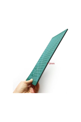 Çift Taraflı Kesim Altlığı A4 Kesim Matı Kretuar Bıçağı 5 Yedek Çelik Cetvel 30 Cm A4 Kesim Seti Çok Renkli