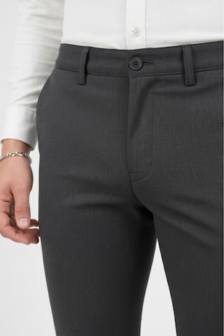 Deepsea Erkek Füme Modern Fit Likralı Kumaş Pantolon Günlük & Ofis Kullanımı 2602020 Füme
