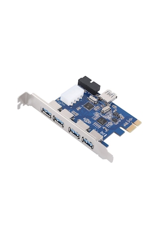 7 Bağlantı Noktalı USB 3.0 PCI Express Genişletme Kartı