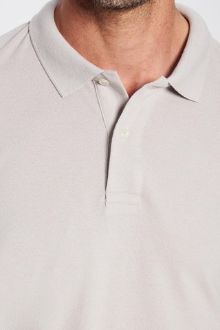 Tudors Erkek Slim Fit Dar Kesim Pamuklu Yumuşak Dokulu Serin Tutan Kumaş Düz Pike Polo Yaka Tişört-30766 Gri