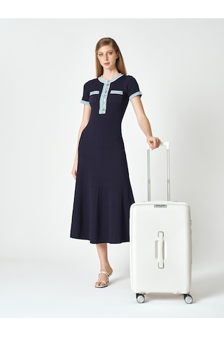 Pierre Cardin Unisex Orta Boy Valiz 04pc7080-02-by Beyaz