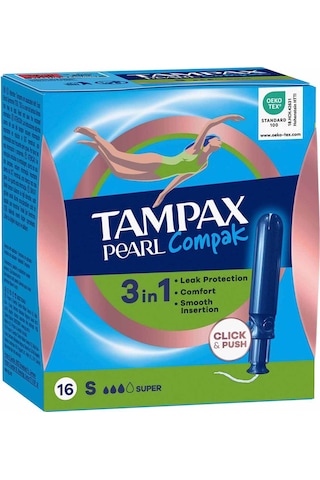 Pearl Compak Tampon Super 16'lı