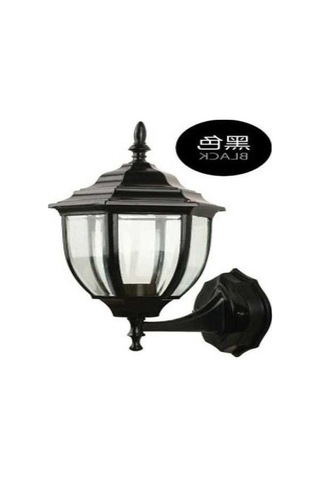 Ebitda 7 İnç Siyah Led Güneş Dış Mekan Duvar Lambası, Su Geçirmez, Retro, Merdiven Ve Koridor İçin