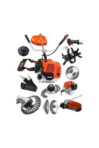 Mager 52 CC Benzin Motorlu Çim Biçme Makinesi Çapa Aparatı Dahil Mager 52 CC Benzin Motorlu Çim Biçme Makinesi Çapa Aparatı Dahil