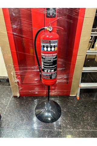 6 Kg Kuru Kimyevi Tozlu Yangın Söndürme Cihazı
